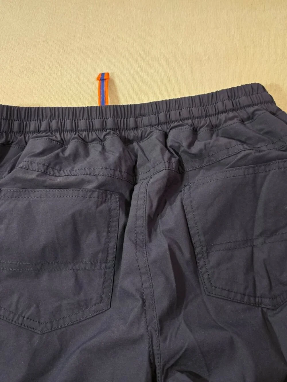 NEPA Kids Fleece Lined Nylon Pants Size 140 Navy Blue Drawstring Athletic